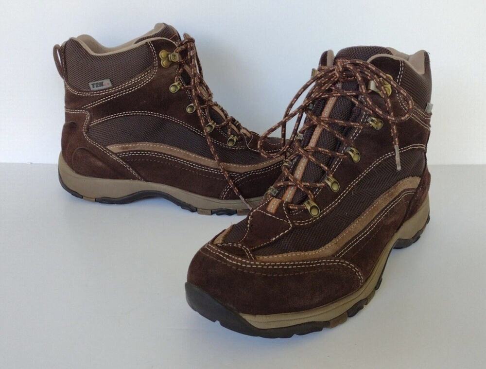 L.L. Bean Tek Brown Leather Hiking Boots #258265 NWOT. Waterproof